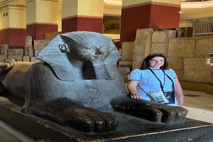 Visite des Pyramides Musée égyptien au départ du port de Sokhna