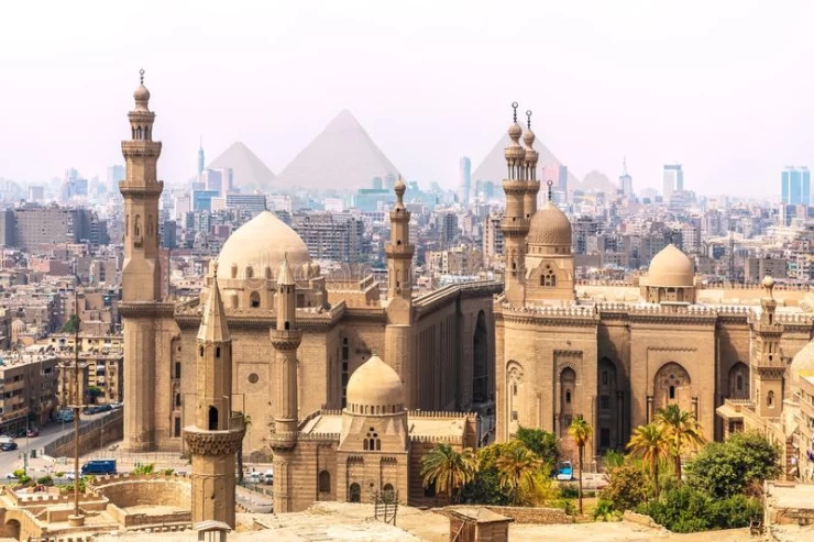 Piramidi di Giza, El Rifai e Moschea del Sultano Hassan da Assuan