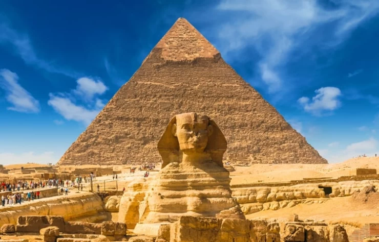Visita a las pirámides de Guiza con un paseo en feluca por Maadi