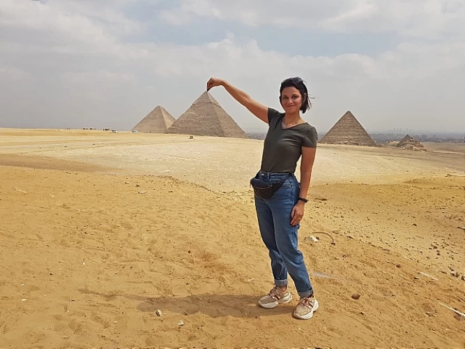 Viaje a las Pirámides con paseo en Felucca