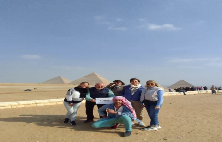 Giza Pyramids and Saqqara tour from AirPort including Motor Boat Ride 