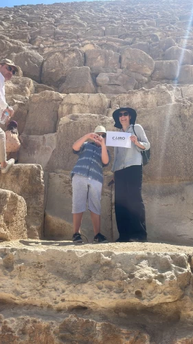 Tour to Giza pyramids, Saqqara, and Motor Boat ride from Makadi Bay 