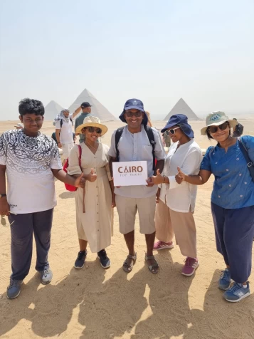 Our Happy Clients in Giza Pyramids