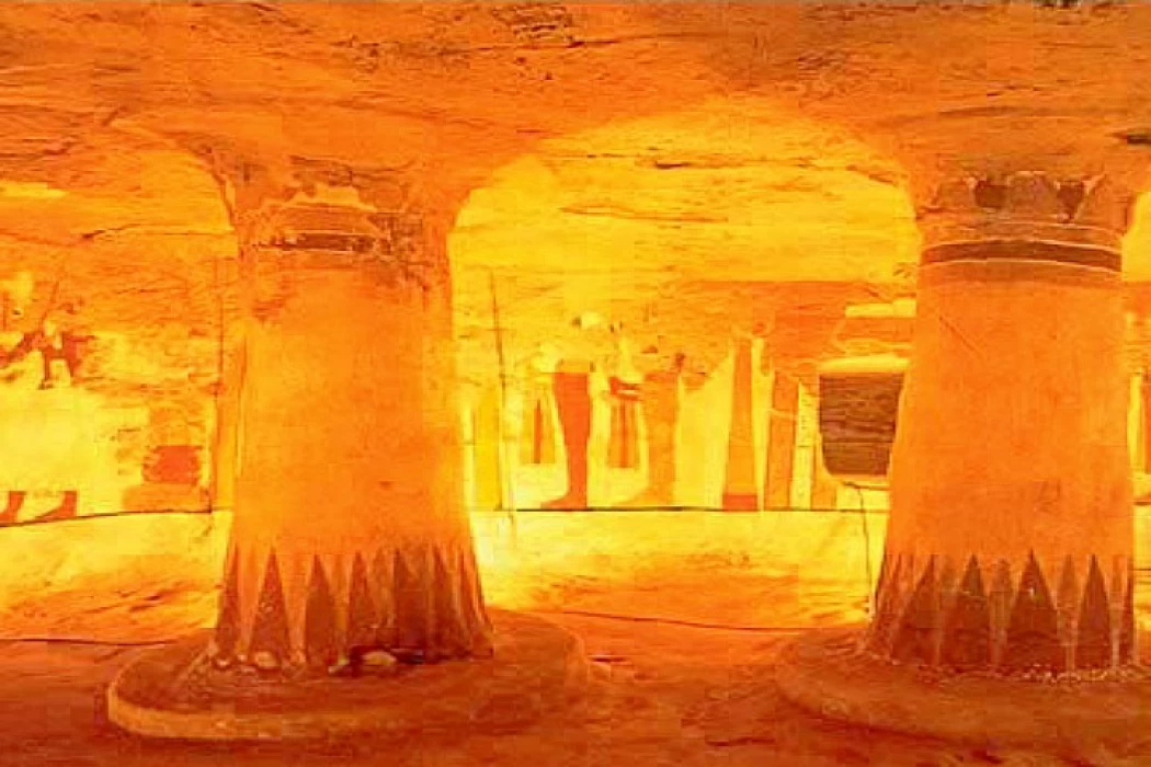 Tombs of the Nobles in Bahariya Oasis
