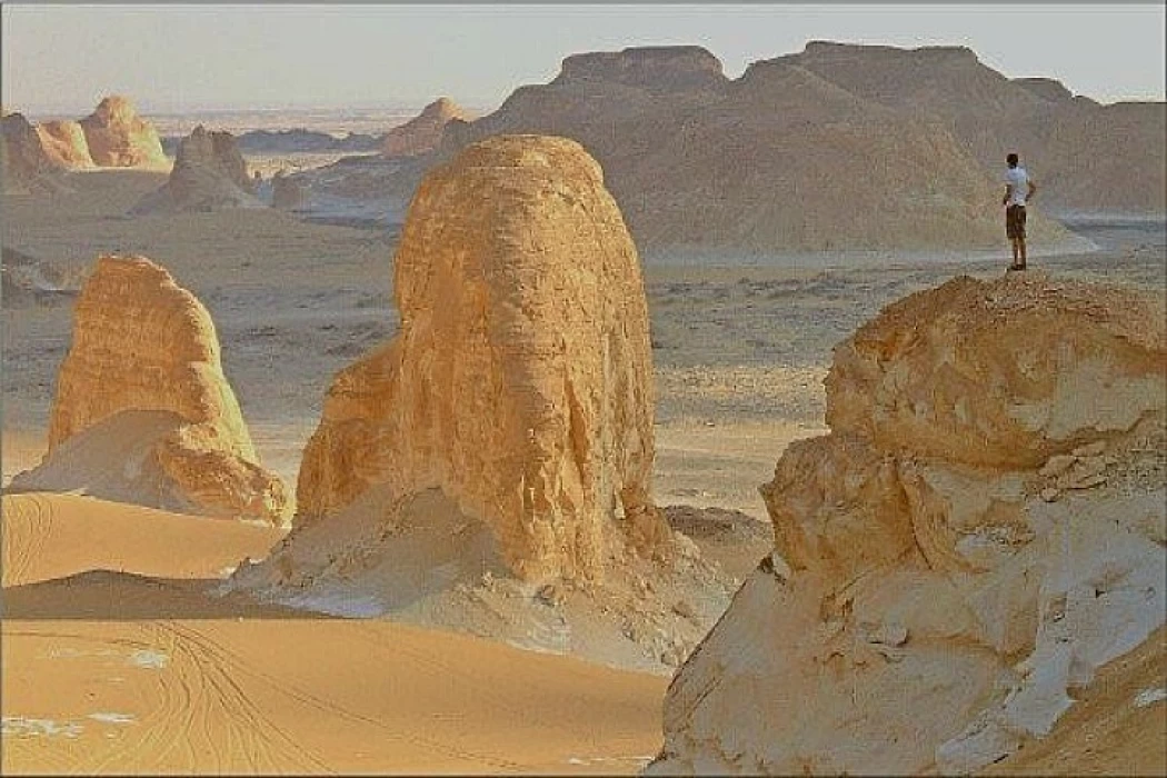 Valley of El Haize in Bahariya Oasis