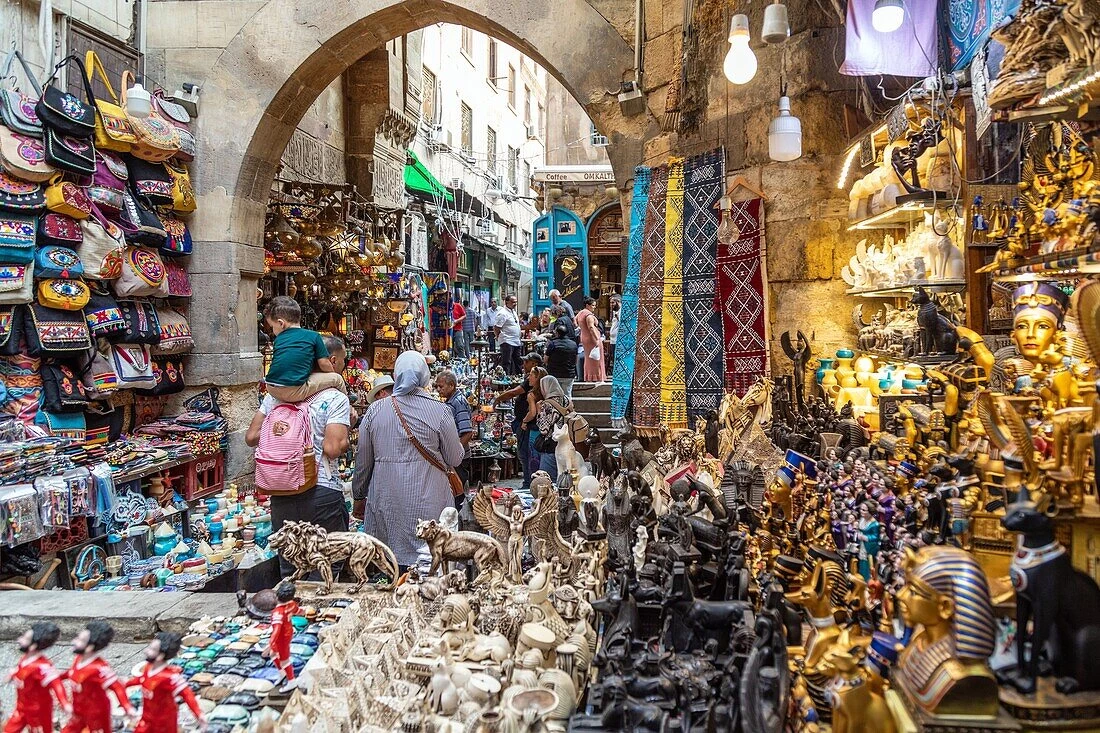 Khan El Khalili Bazaar tour on 8-Days Cairo, Luxor, and Aswan Budget Tour