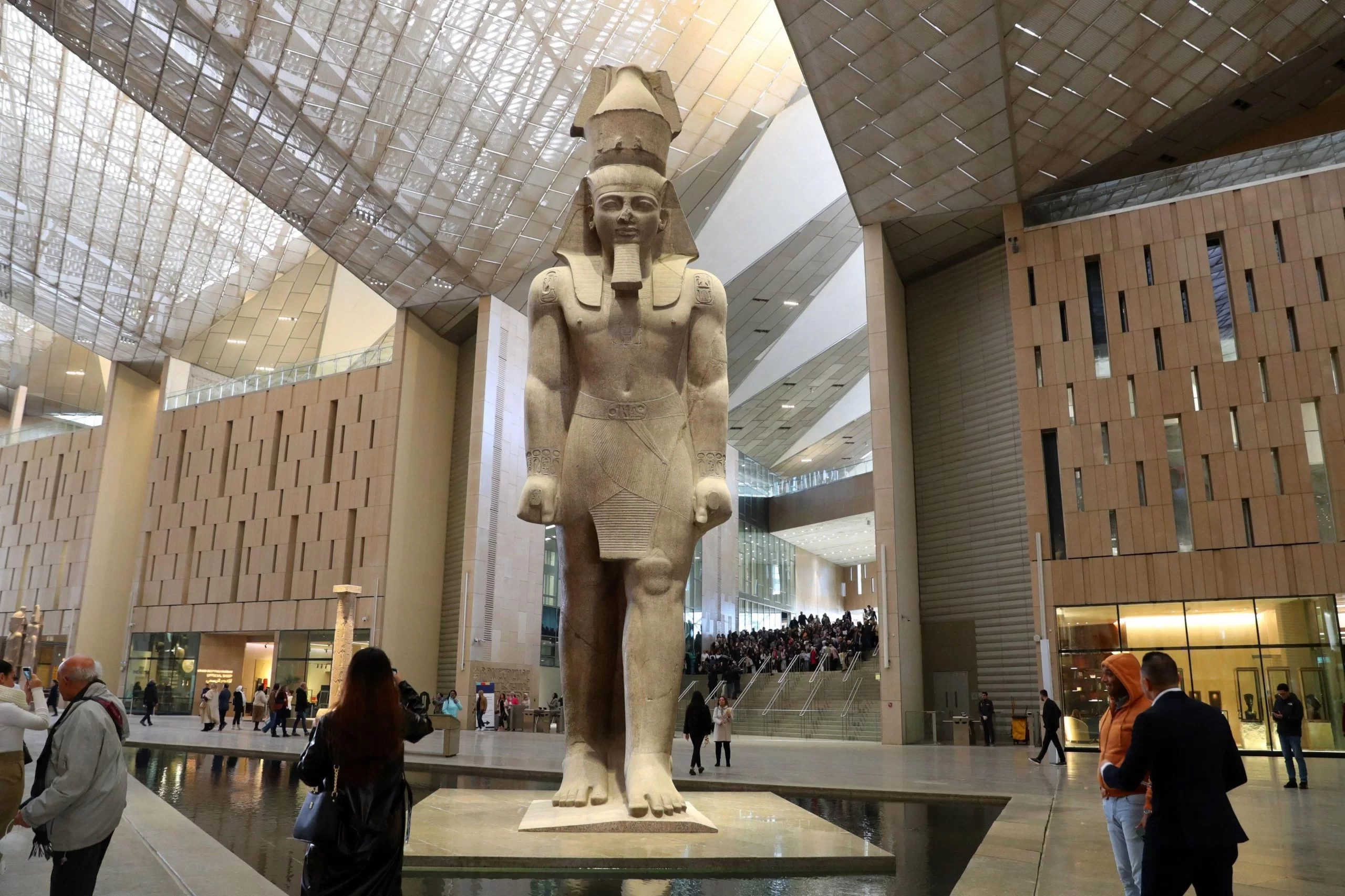 witness The new Grand Egyptian Museum and Ramsis colossal statue