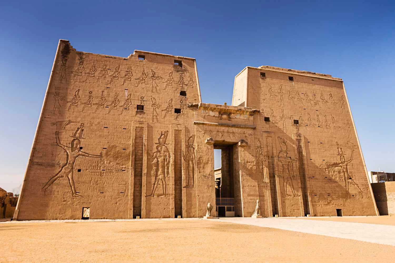 Edfu Temple visit during the 5-Days MS Darakum Luxury Nile Cruise