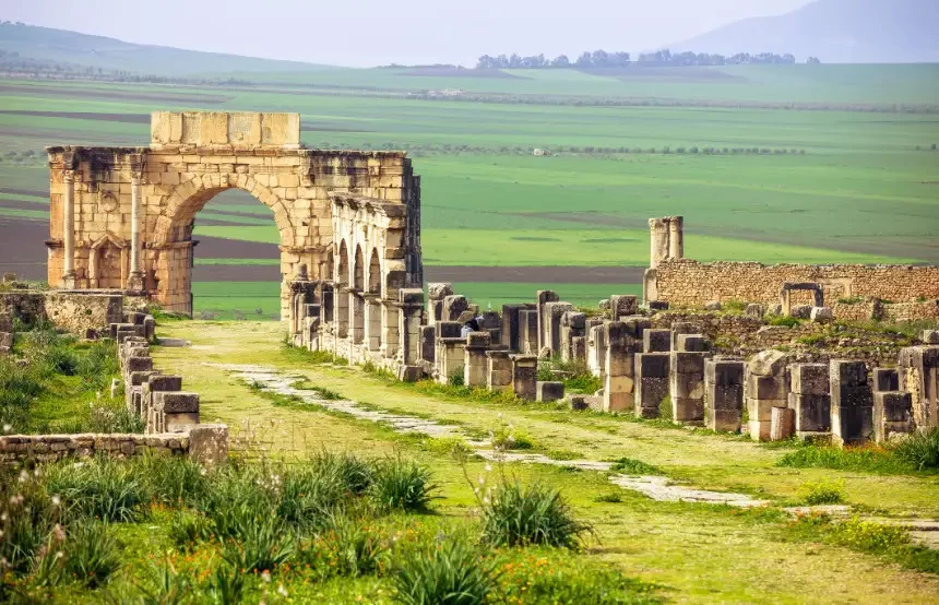 Volubilis es una antigua ciudad romana