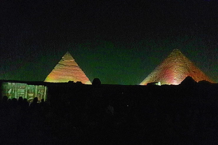 Espectáculo de Luz y Sonido en Las pirámides de Giza