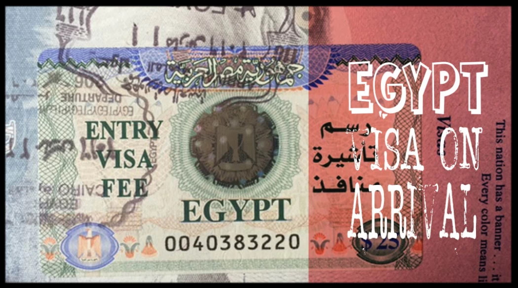 Las Tramites de la visa   para entrar Egipto