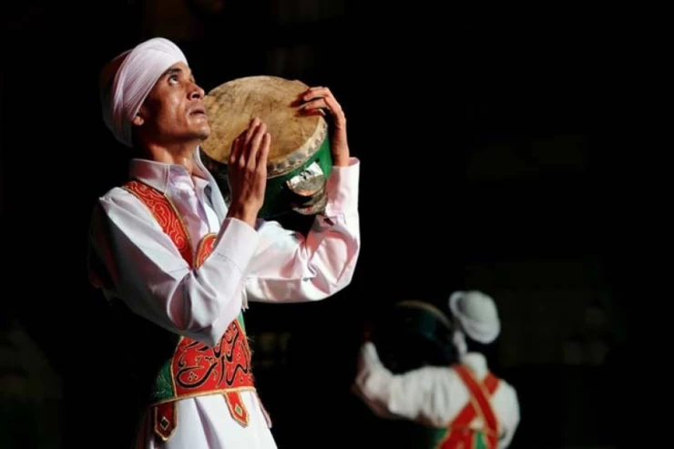 Espectáculo folclórico de Tanoura en El Cairo