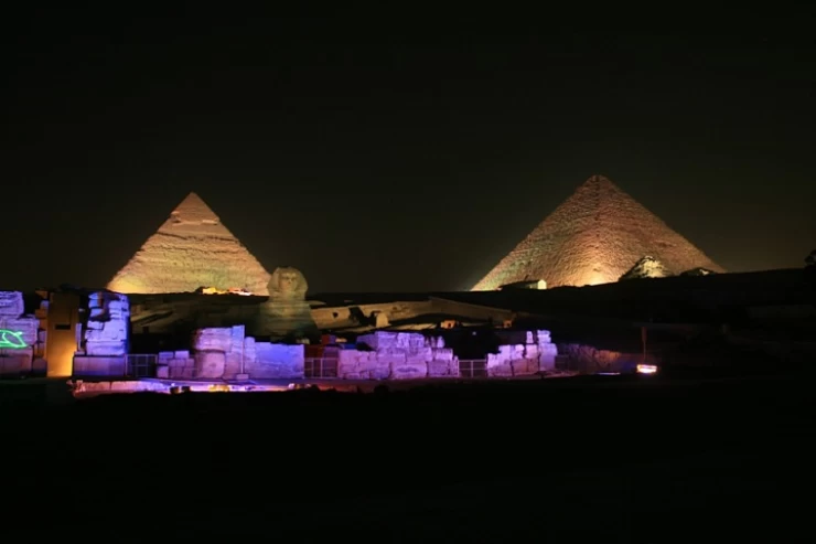Giza Pyramids Sound and Light Show from Airport | Layover Tour to Cairo