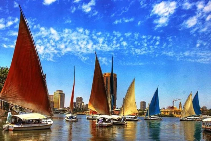 Nile Felucca Ride in Cairo from the Airport