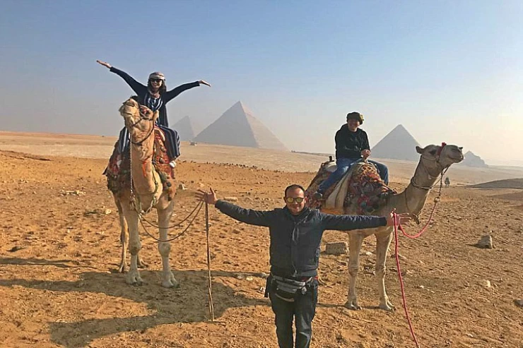 Quad Bike and Camel Ride in Giza Pyramids from Airport