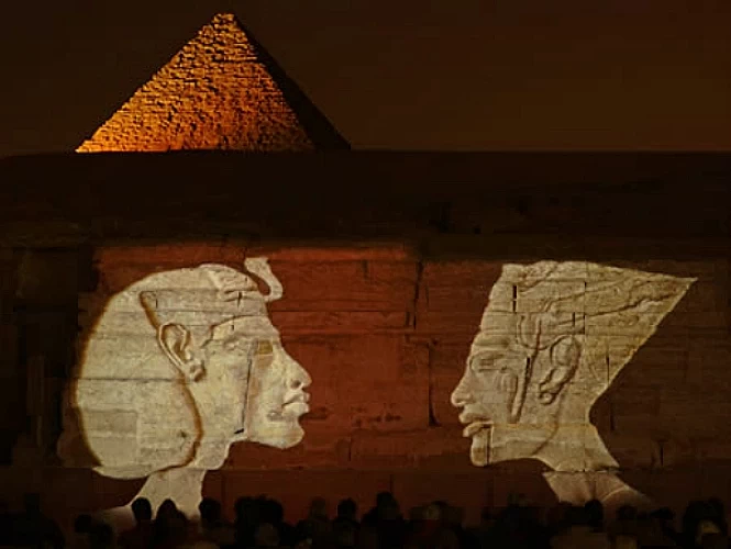 Budget Sound and Light Show in Giza Pyramids