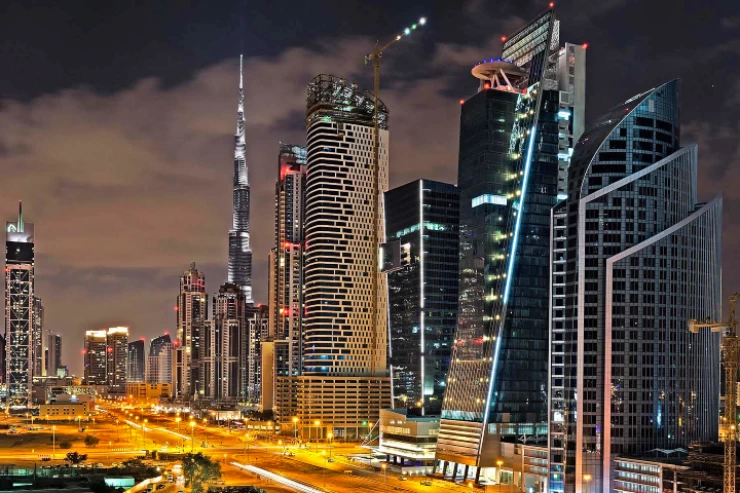 Tour de ville de Dubaï de nuit avec billet pour Burj Khalifa