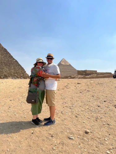 Cairo layover tour to Giza Pyramids & Sakkara and a felucca ride