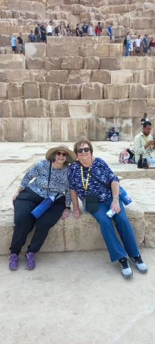 Cairo layover tour to Giza Pyramids & Sakkara and a felucca ride